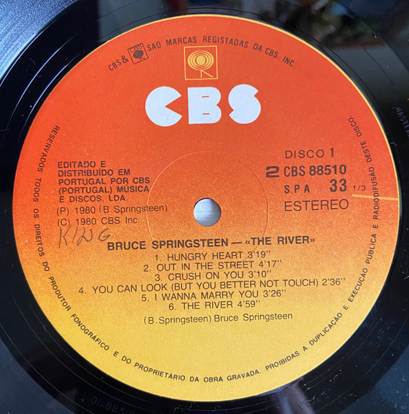 Bruce Springsteen - The River | CBS (CBS 88510) - 4