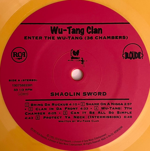 Wu-Tang Clan - Enter The Wu-Tang (36 Chambers) | RCA (19075883381) - 3