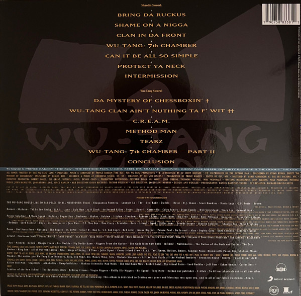 Wu-Tang Clan - Enter The Wu-Tang (36 Chambers) | RCA (19075883381) - 2