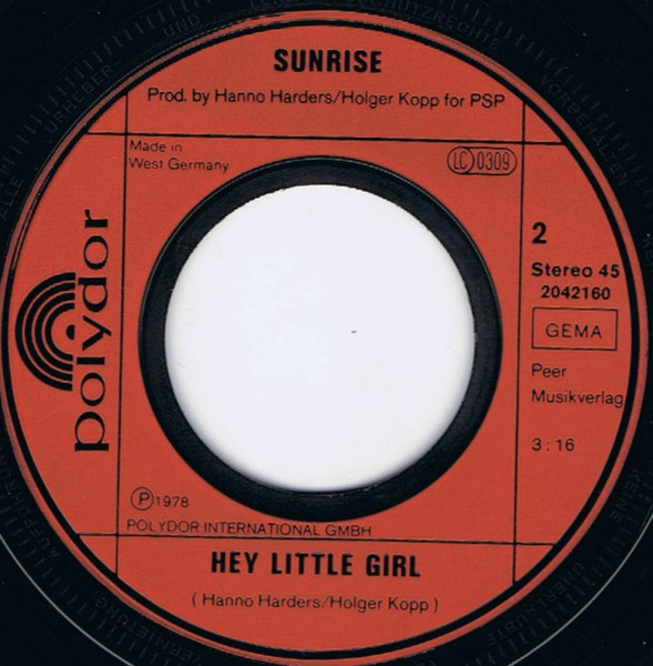 Sunrise - Don't Let Me Stand On The Outside | Polydor (2042 160) - 3
