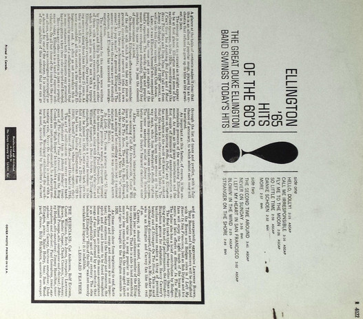 Duke Ellington - Ellington '65 (Hits Of The 60's) | Reprise Records (R-6122) - 2 Duke Ellington - Ellington '65 (Hits Of The 60's) | Reprise Records (R-6122) - 2