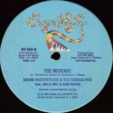Grandmaster Flash & The Furious Five - The Message | Sugar Hill Records (SH 584-P) - main