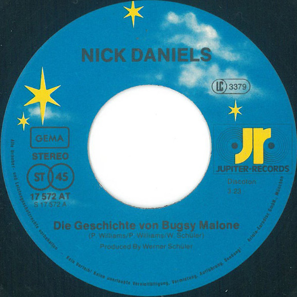 Nick Daniels - Die Geschichte Von Bugsy Malone | Jupiter Records (17 572 AT) - 3