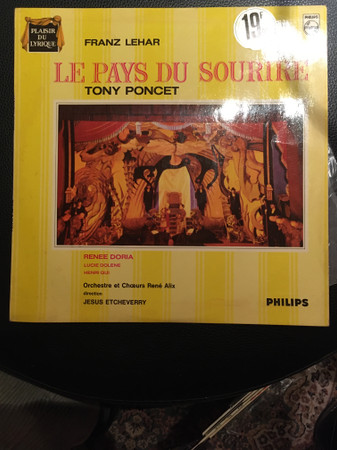Franz Lehár - Le Pays Du Sourire | Philips (P 77.116 L) - main