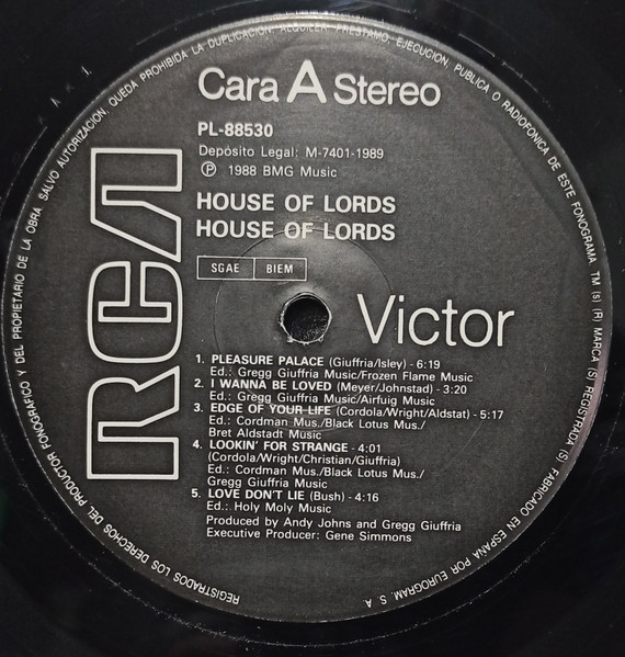 House Of Lords - House Of Lords | RCA (PL 88530 5C) - 3