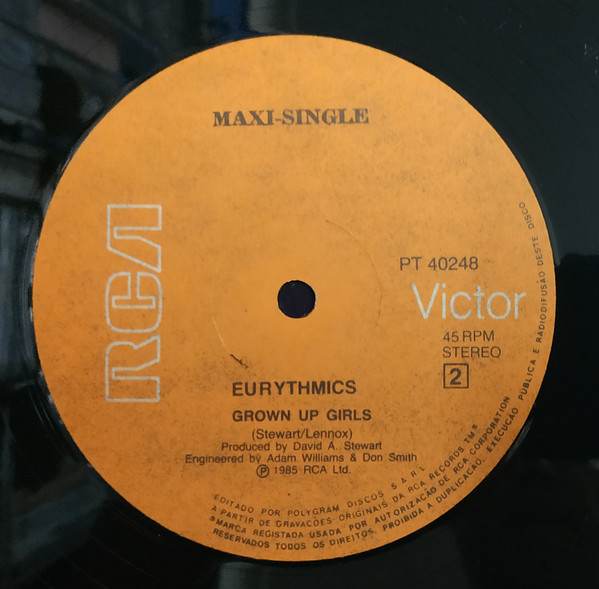 Eurythmics - There Must Be An Angel (Playing With My Heart) | RCA (PT 40248) - 4