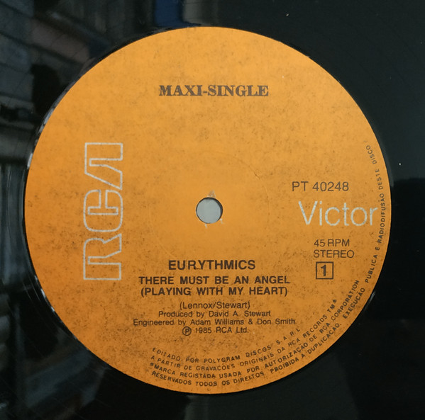 Eurythmics - There Must Be An Angel (Playing With My Heart) | RCA (PT 40248) - 3