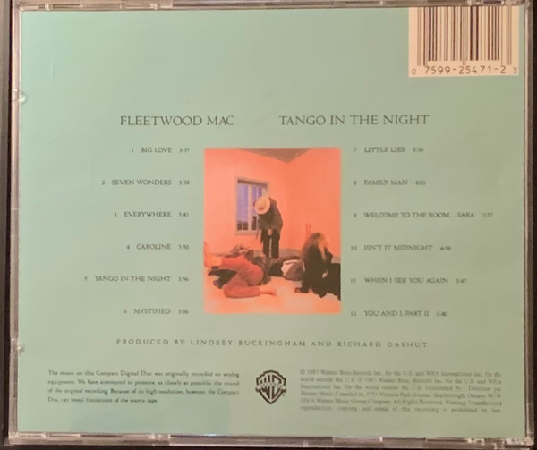 Fleetwood Mac - Tango In The Night | Warner Bros. Records (CD 25471) - 2