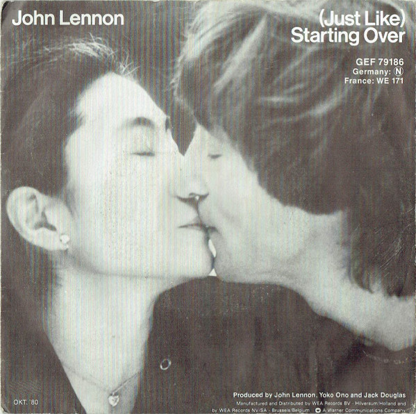 John Lennon - (Just Like) Starting Over | Geffen Records (GEF 79186)