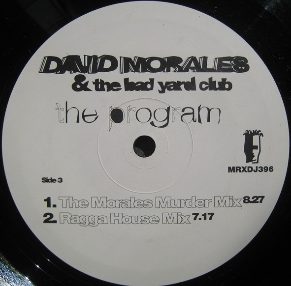 David Morales & The Bad Yard Club - The Program | Mercury (MRXDJ396) - 3