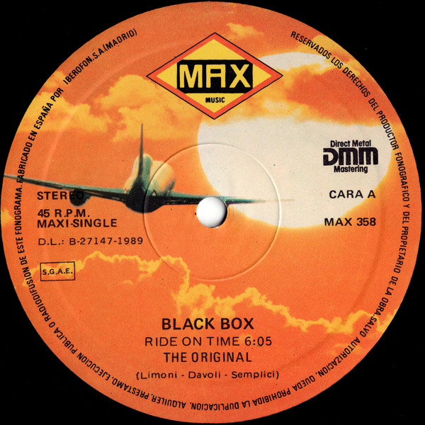 Black Box - Ride On Time | Max Music (MAX 358) - 3