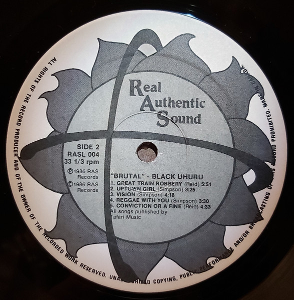 Black Uhuru - Brutal | Real Authentic Sound (RASL 004) - 4 Black Uhuru - Brutal | Real Authentic Sound (RASL 004) - 4
