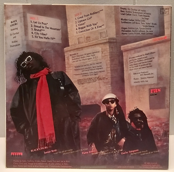 Black Uhuru - Brutal | Real Authentic Sound (RASL 004) - 2 Black Uhuru - Brutal | Real Authentic Sound (RASL 004) - 2