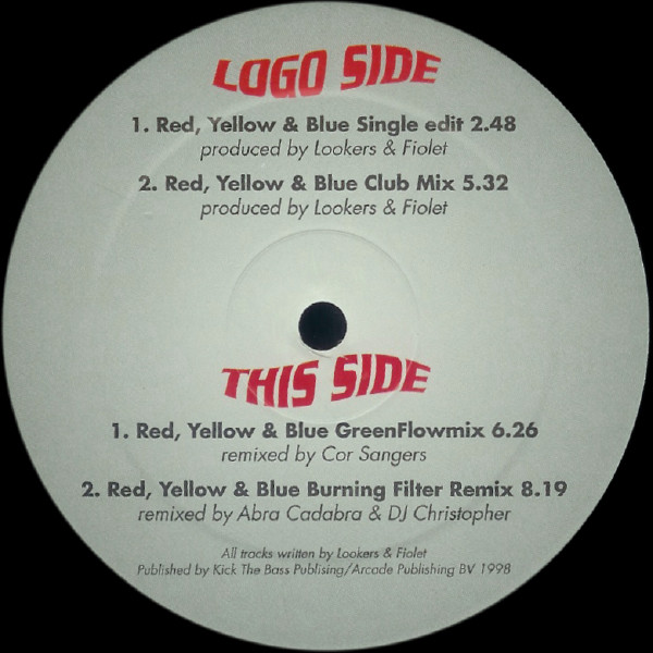 Full Colour - Red, Yellow & Blue | Whiplash! Records (COR 0001) - main Full Colour - Red, Yellow & Blue | Whiplash! Records (COR 0001) - main