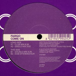 Fargo - Come On | Stik Trance (STKT002)