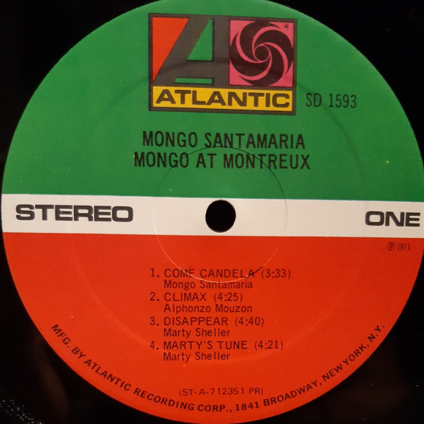Mongo Santamaria - Mongo At Montreux | Atlantic (SD 1593) - 3