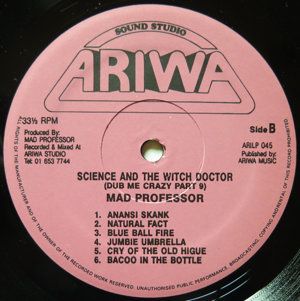 Mad Professor - Science And The Witch Doctor (Dub Me Crazy Part 9) | Ariwa (ARILP045) - 4