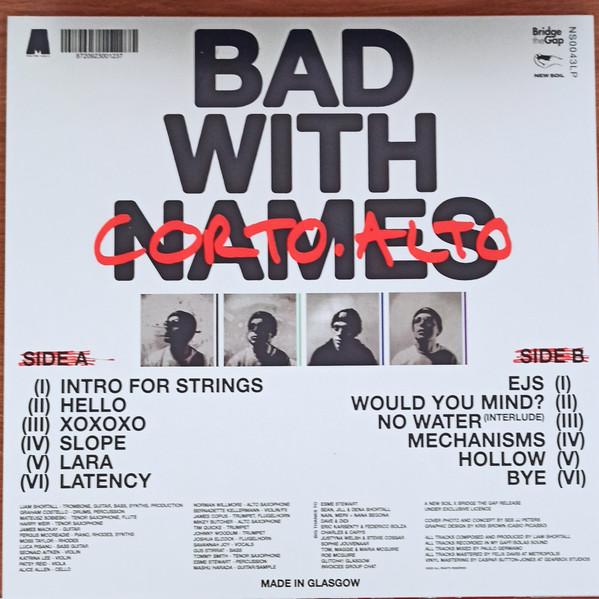 Corto.alto - Bad With Names | New Soil (NS0043LP) - 3