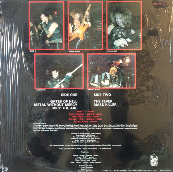 Ruthless - Metal Without Mercy | Axe Killer Records (7008) - 2