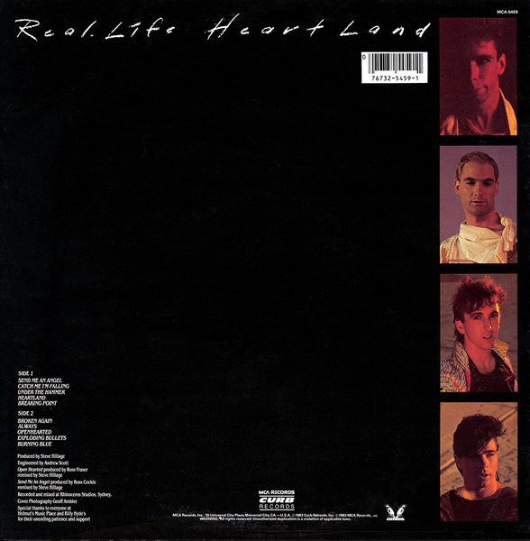 Real Life - Heartland | MCA Records (MCA-5459) - 2