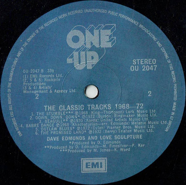 Dave Edmunds & Love Sculpture - The Classic Tracks 1968/1972 | One-Up (OU 2047) - 4 Dave Edmunds & Love Sculpture - The Classic Tracks 1968/1972 | One-Up (OU 2047) - 4