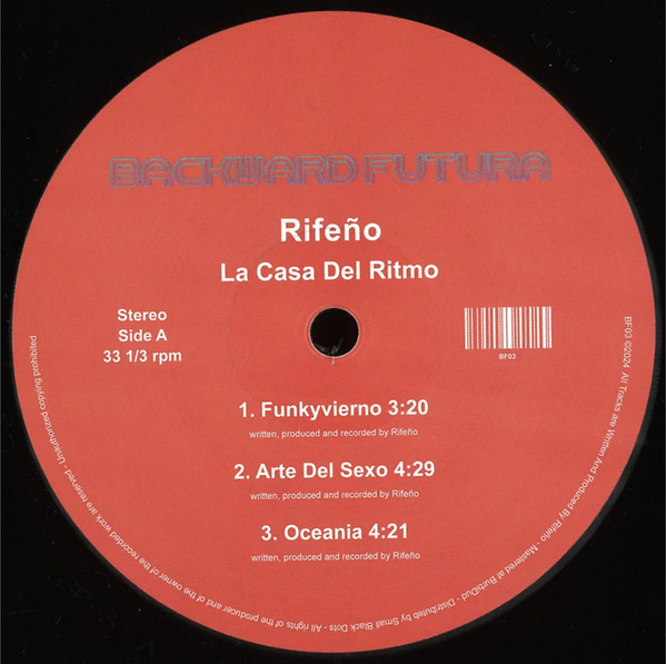 Rifeño - La Casa Del Ritmo | Backward Futura (BF03)