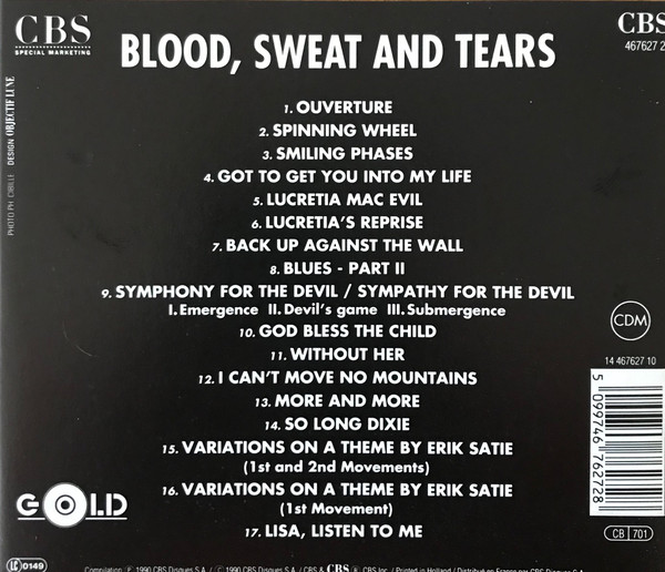 Blood, Sweat And Tears - Gold | CBS (467627 2) - main Blood, Sweat And Tears - Gold | CBS (467627 2) - main