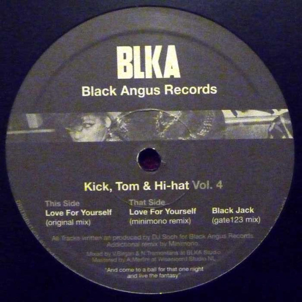DJ Soch - Kick, Tom & Hi-hat Vol. 4 | Black Angus Records (BLKA004)