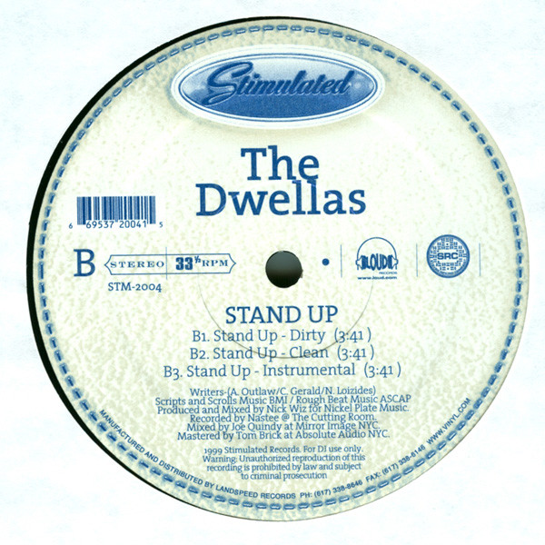 Cella Dwellas - Launch A Rocket / Stand Up | Stimulated Records (STM 2004) - 3