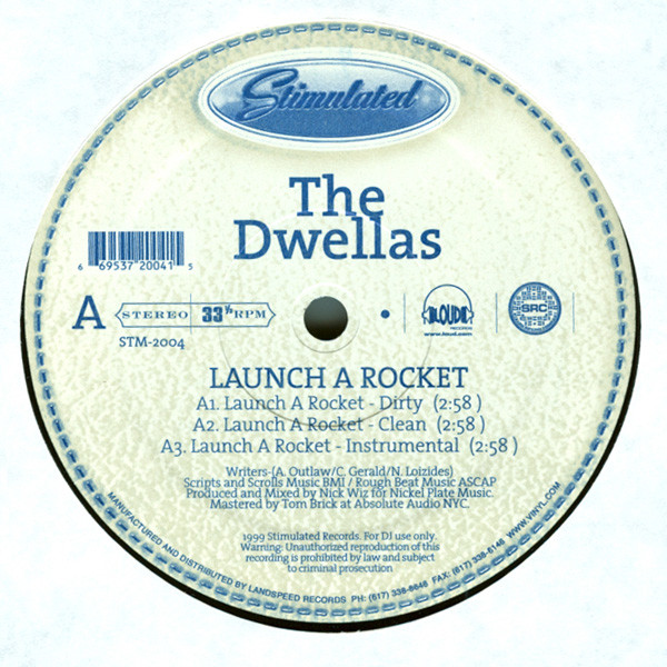 Cella Dwellas - Launch A Rocket / Stand Up | Stimulated Records (STM 2004) - 2