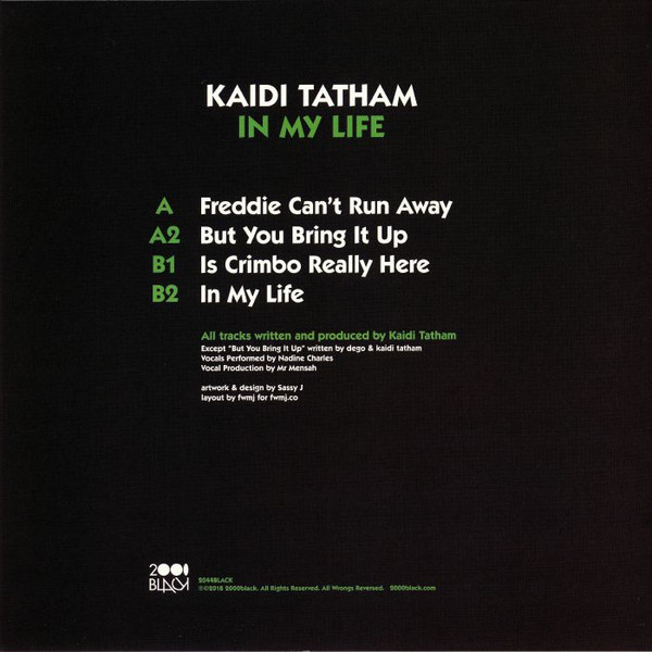 Kaidi Tatham - In My Life | 2000 Black (2044BLACK) - 2 Kaidi Tatham - In My Life | 2000 Black (2044BLACK) - 2