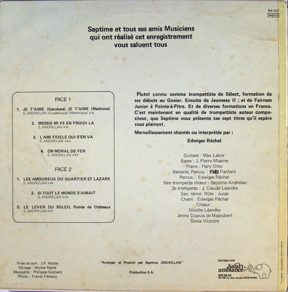 Andrélan Septime - Septime Andrelan | Safari Ambiance (SA 127) - 2 Andrélan Septime - Septime Andrelan | Safari Ambiance (SA 127) - 2