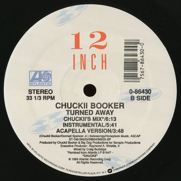Chuckii Booker - Turned Away | Atlantic (0-86430) - 2