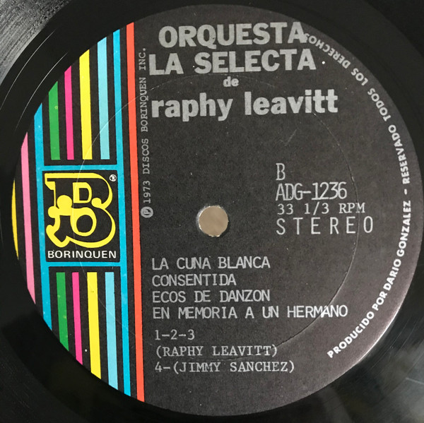 Raphy Leavitt Y Su Orquesta La Selecta - Jibaro Soy... | Borinquen (ADG-1236) - 4 Raphy Leavitt Y Su Orquesta La Selecta - Jibaro Soy... | Borinquen (ADG-1236) - 4