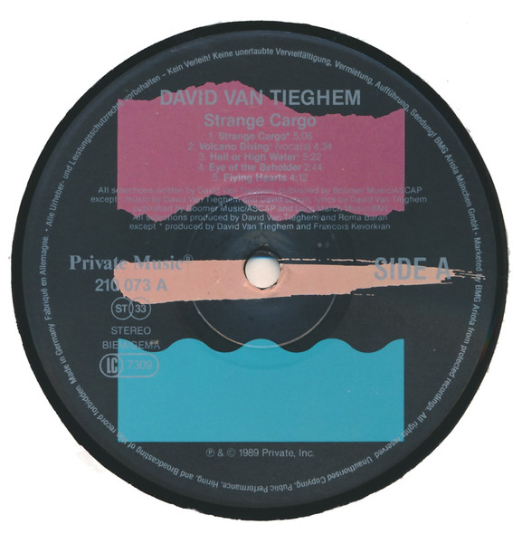 David Van Tieghem - Strange Cargo | Private Music (210073) - 3