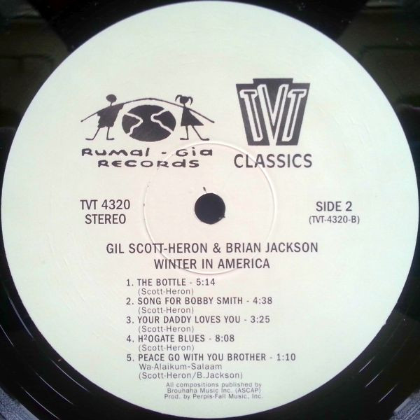 Gil Scott-Heron & Brian Jackson - Winter In America | Rumal-Gia Records (TVT 4320) - 2