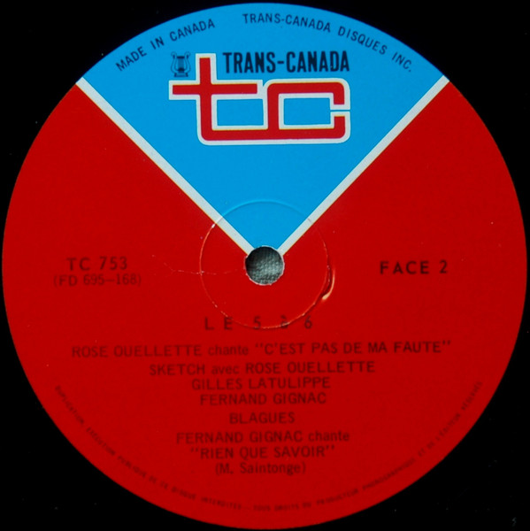 Gilles Latulippe , Fernand Gignac , Huguette Jetté , Rose Ouellette - Le 5 À 6 | Trans-Canada (TC-753) - 4 Gilles Latulippe , Fernand Gignac , Huguette Jetté , Rose Ouellette - Le 5 À 6 | Trans-Canada (TC-753) - 4
