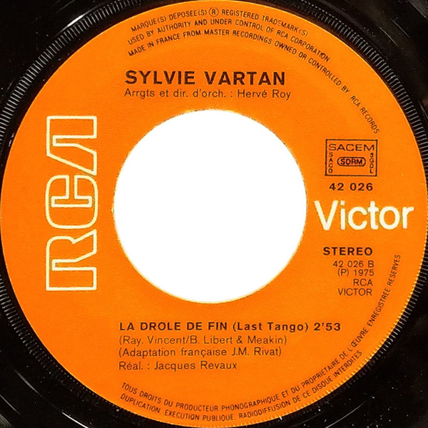 Sylvie Vartan - La Drole De Fin | RCA Victor (42026) - 4