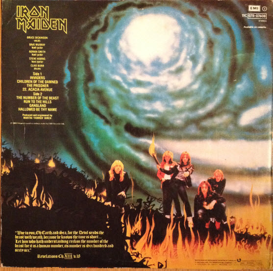 Iron Maiden - The Number Of The Beast | EMI (11C 078-07608) - main