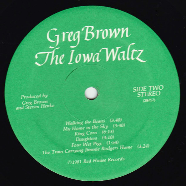 Greg Brown - The Iowa Waltz | Red House Records (none) - 4 Greg Brown - The Iowa Waltz | Red House Records (none) - 4
