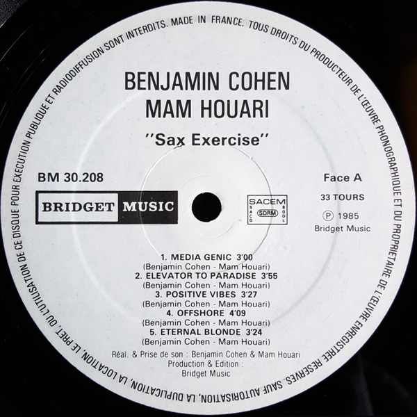 Benjamin Cohen & Mam Houari - Sax Exercise | Bridget Music (BM 30208) - 3