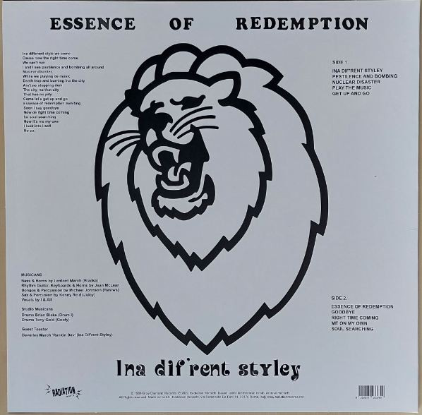 Sceptre - Essence Of Redemption - Ina Dif'rent Styley | Radiation Roots (RR00373) - main Sceptre - Essence Of Redemption - Ina Dif'rent Styley | Radiation Roots (RR00373) - main