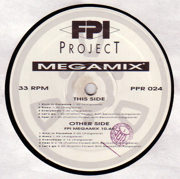 FPI Project - Megamix | Paradise Project Records (PPR 024) - 2