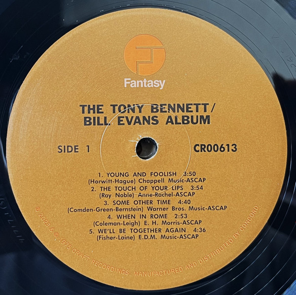Tony Bennett , Bill Evans - The Tony Bennett/Bill Evans Album | Craft Recordings (CR00613) - 4