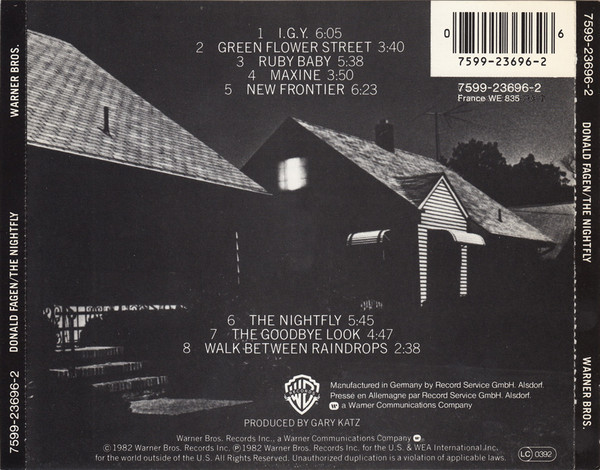 Donald Fagen - The Nightfly | Warner Bros. Records (7599-23696-2) - 2