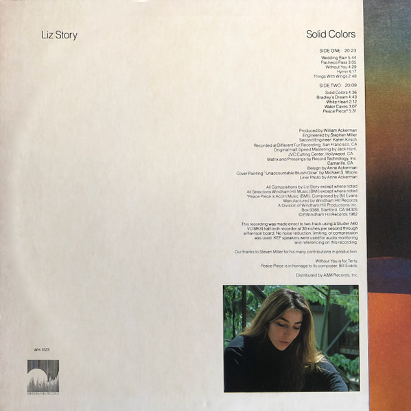 Liz Story - Solid Colors | Windham Hill Records (WH-1023) - 2