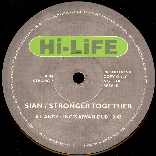 Sian - Stronger Together | Hi Life Recordings (STRONG 1) - 4 Sian - Stronger Together | Hi Life Recordings (STRONG 1) - 4