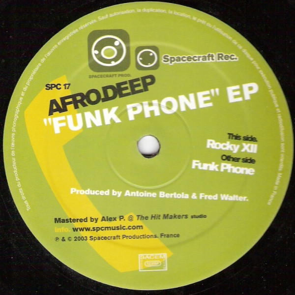 Afro Deep - Funk Phone EP | Spacecraft (SPC 17) - main