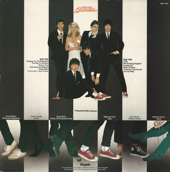 Blondie - Parallel Lines | Chrysalis (CDL 1192) - 2