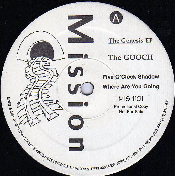 The Gooch / Todd Gardner - The Genesis EP | Mission Records (MIS 1101) - main The Gooch / Todd Gardner - The Genesis EP | Mission Records (MIS 1101) - main